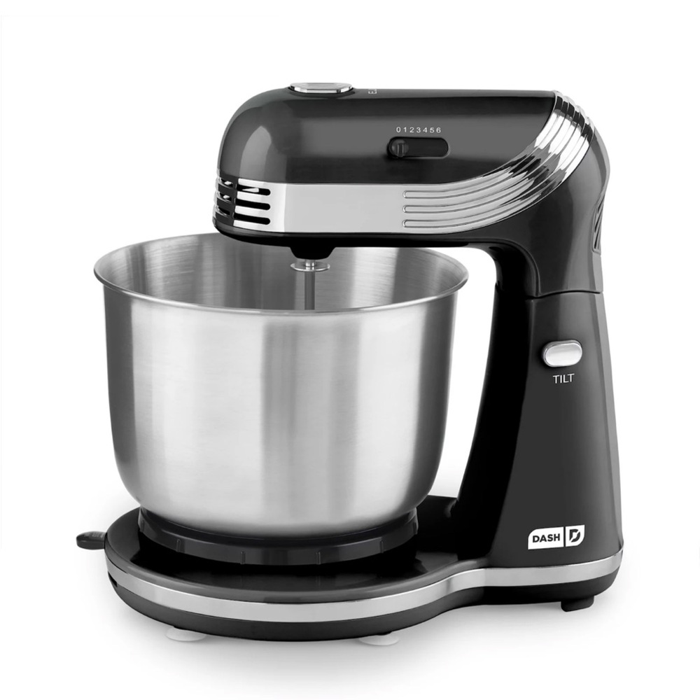 Dash tilt mixer kitchen baking black